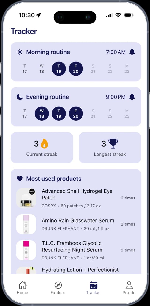 Routine tracker